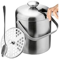 Alum Double-walled ice bucket + tongs - Beverage Cooler