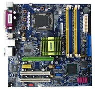FOXCONN 915M07-G-8LS, i915G, int.VGA + PCIe x16, DualChannel DDR400, SATA, USB2.0, LAN, mATX sc775 - Motherboard
