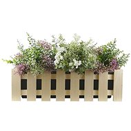 AMADEA Wooden Box Case, 62x21,5x18cm - Decorative Planter