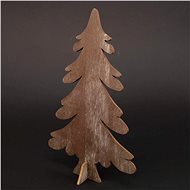 AMADEA Wooden 3D Tree Grey-brown, 15cm - Decoration