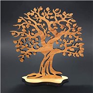 AMADEA Wooden tree standing, solid wood, height 19 cm - Christmas Decoration
