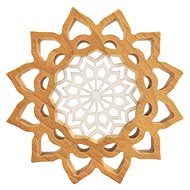 AMADEA Mandala with Insert for Hanging, Solid Wood, Diameter of 30cm - Decoration