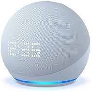 Amazon Echo Dot (5th Gen) with clock Cloud Blue - Voice Assistant
