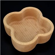 AMADEA Wooden Bowl in the Shape of a Four-leaf Clover, Solid Wood, Size of 11.2x4.5cm - Small Bowl