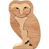 AMADEA Wooden Puzzle Owl 15cm - Jigsaw Puzzle
