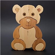 AMADEA Wooden Puzzle Bear 15cm - Jigsaw Puzzle