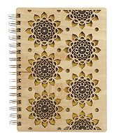 AMADEA Wooden Notebook A5 - Mandalas - Journal