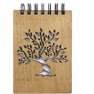 AMADEA Wooden Notebook A6 - Tree - Journal