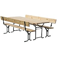 Ambitent Bavord Lux beer set with backrest 220×70cm - Garden Furniture