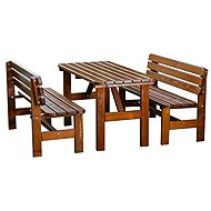 Ambitent Bavord Masiv beer set 150×70cm - Garden Furniture