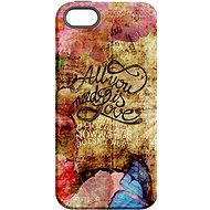 MojePouzdro "Love is All You Need" + Protective Glass for iPhone 6/6S - Protective Case by Alza