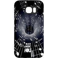 MyCase "Black Music Hole"+ protective glass for Samsung Galaxy S6 - Protective Case by Alza