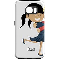 MojePouzdro "Best Friends 1" + protective glasses for Samsung Galaxy S6 - Protective Case by Alza