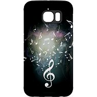 MyCase "Sheet Music" + Protective Film for Samsung Galaxy S6 Edge - Protective Case by Alza