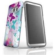 MojePouzdro "White butterfly" + Screen protector for Samsung Galaxy S8 - Protective Case by Alza