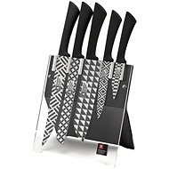 Amefa Mono geo knife block + 5 knives - Knife Set