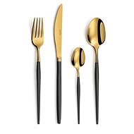AMEFA Soprano cutlery set 16 pcs, black/gold - Cutlery Set