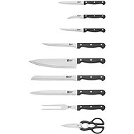 Amefa Set of Artisan Knives in Block, 9pcs - Knife Set