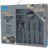 Amefa Manille 42pcs, All You Need, Black - Cutlery Set