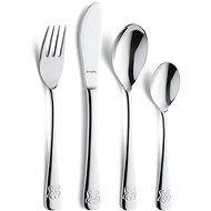 AMEFA Set of children's cutlery Teddy bear 4 pcs - Cutlery Set