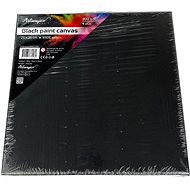 Artmagico set of canvases on frame 25x25 cm 4 pcs (black) - Art Canvas
