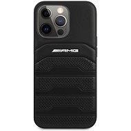 AMG Genuine Leather Perforated Back Cover for Apple iPhone 13 Pro Black - Phone Cover