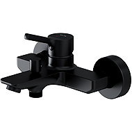 AM.PM X-Joy S FXB10022 Bath & Shower Mixer Tap, Single-Lever, Black - Tap