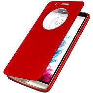 Amzer Flip Case with Quick View Circle red - Phone Case