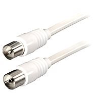 Koaxiálny kábel IEC-Male - IEC-Female 2.5 m - Koaxiálny kábel