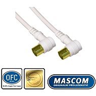 Mascom antenna cable 7274-030, angled IEC connectors 3m - Coaxial Cable