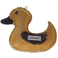 animALL Duck leather natural 16,5 × 16,5 cm - Dog Toy