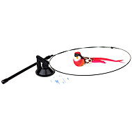 animALL Cat Bird with red feathers with suction cup - Cat Toy