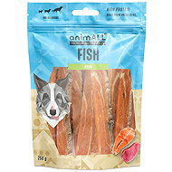 animALL Salmon strips with skin 250 g - Dog Treats