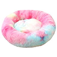 animALL Plush bed 40 cm round, rainbow - Pet Bed