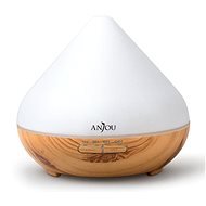 Anjou AJ-AD001 Light Brown Wood LED 300ml - Aroma Diffuser 