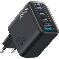 Anker Zolo 70W, 3xUSB-C, 1xUSB black - Wall Charger