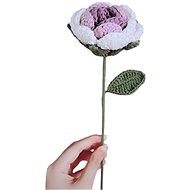ANNAM Crochet flower Purple faded rose, 5 × 33 cm - Artificial Flower