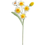 ANNAM Crocheted Daffodil, 10 × 53 cm - Artificial Flower