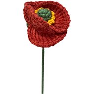ANNAM Crochet flower Camelia red - Artificial Flower