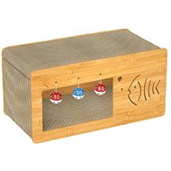 ANNAM Foldable scratching post for cats Fish 60 × 30 × 30 cm - Pet Bed