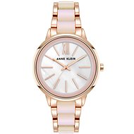Anne Klein ladies round gold watch AK/1412IRRG - Watch
