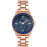 Anne Klein ladies round rose gold watch AK/4132BLRG - Watch