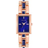 Anne Klein ladies square rose gold AK/4156BLRG watch - Watch