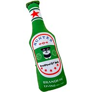 ANNAM Plush bottle 22 cm, green - Dog Toy