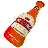 ANNAM Plush bottle 22 cm, orange - Dog Toy
