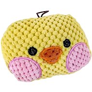 ANNAM Plush animal head 12 × 13 cm, chicken - Dog Toy