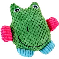 ANNAM Plush face 17 cm, frog - Dog Toy