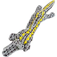 ANNAM Plush crocodile with squeaker 55 cm, grey - Dog Toy