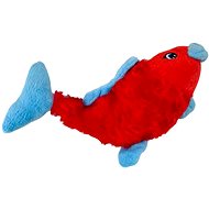 ANNAM Plush fish 21 cm, red - Dog Toy
