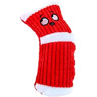 ANNAM Plush sock 15 cm, red - Dog Toy